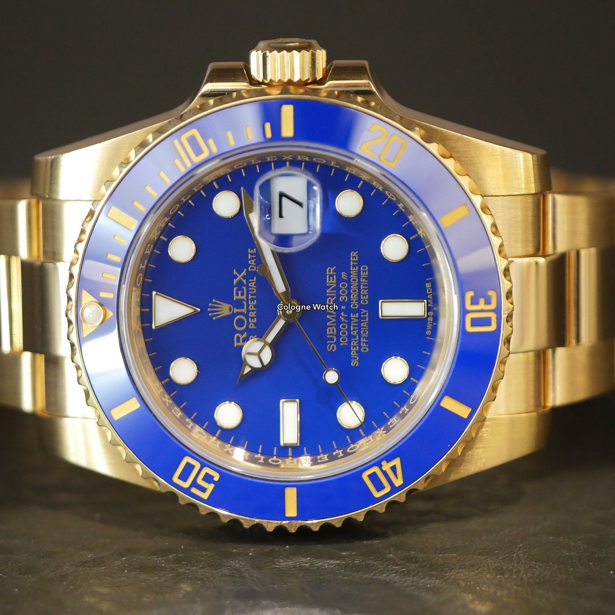 Rolex Submariner Gelbgold 116618LB 2012
