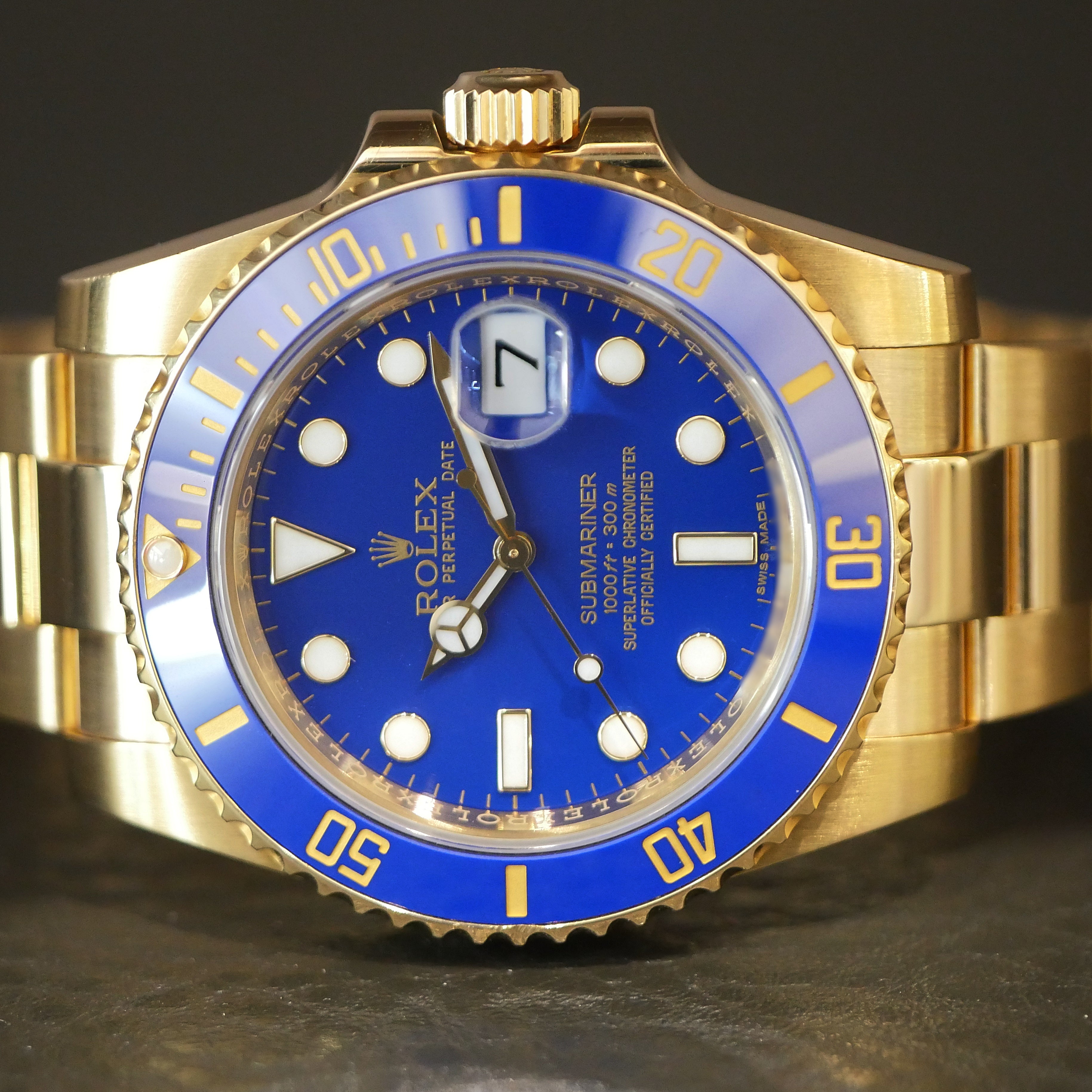 Rolex Submariner 40 Yellow Gold 116618LB - 2012 