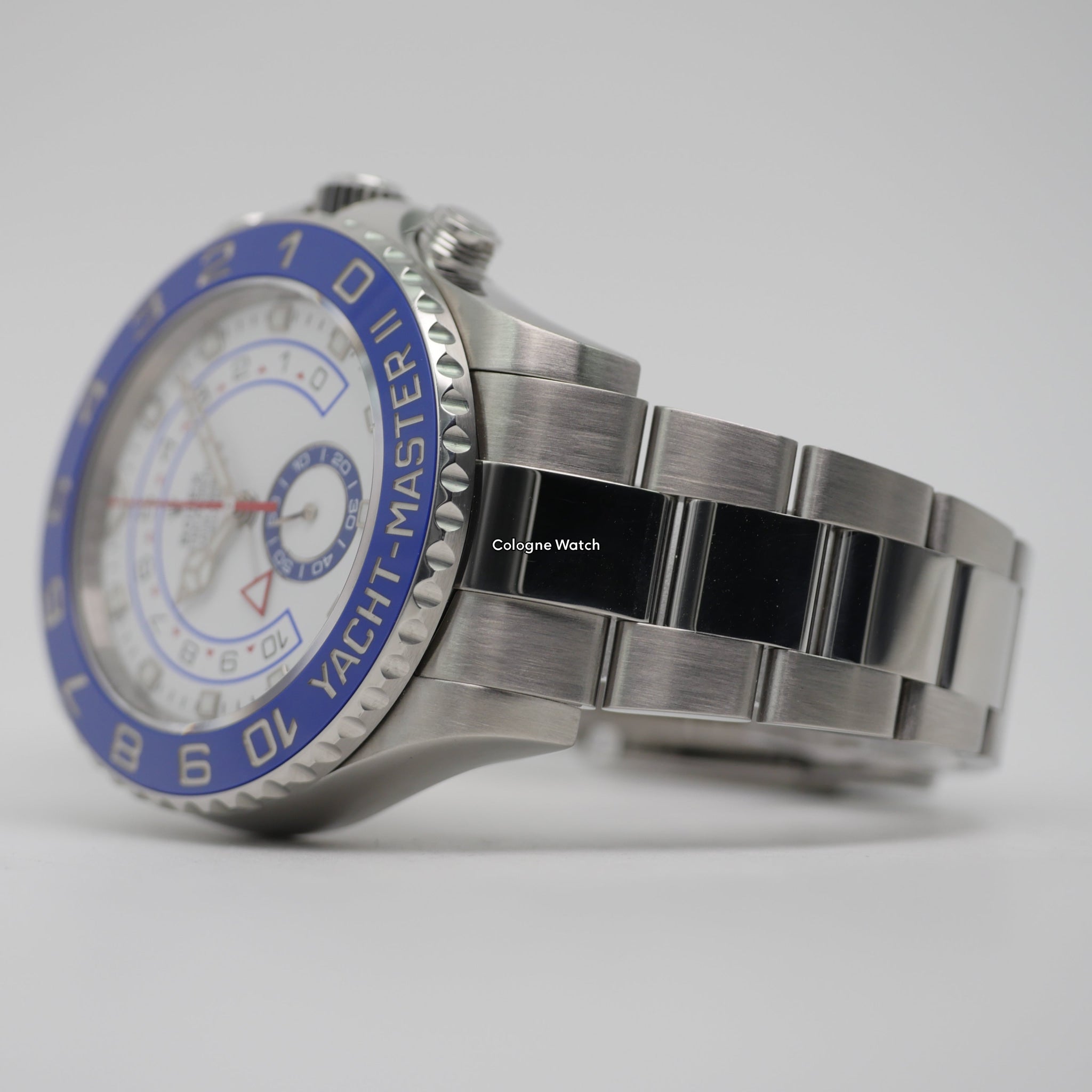 Rolex Yacht Master 2 Stahl Mercedes Zeiger 116680 2021