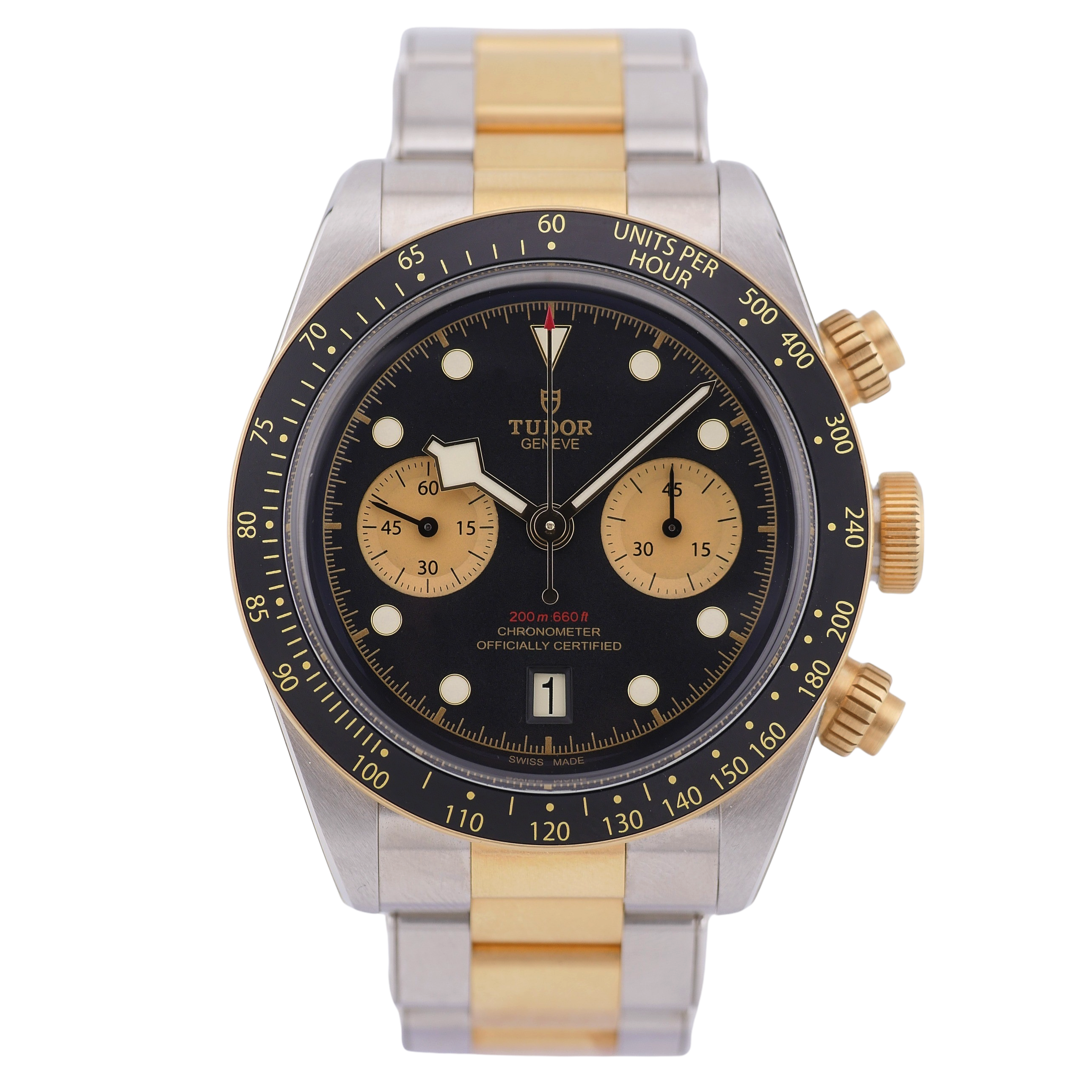 Tudor Black Bay Chronograph Stahl / Gold 79363N - 2022