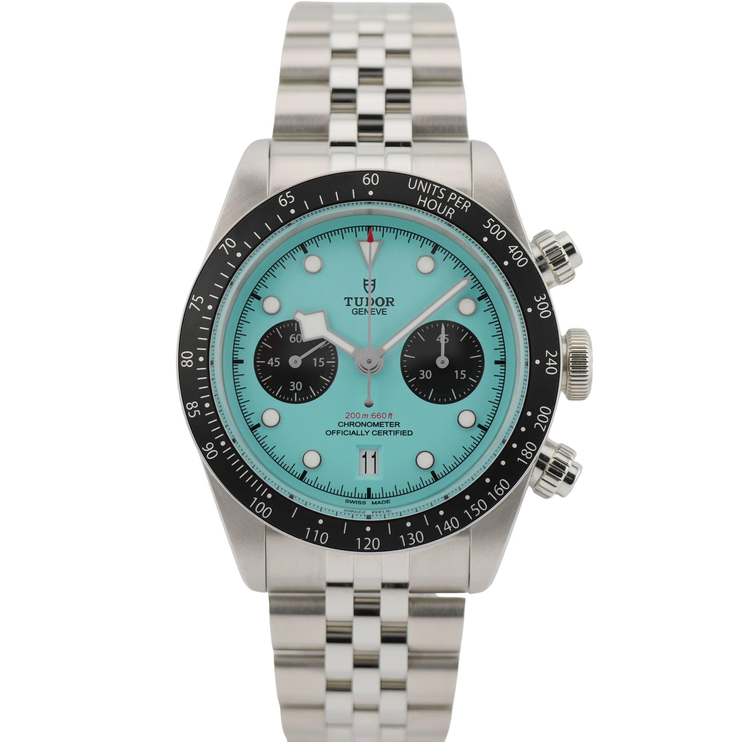 Tudor Black Bay Chronograph Stahl 79360N Flamingo Blue - 2025