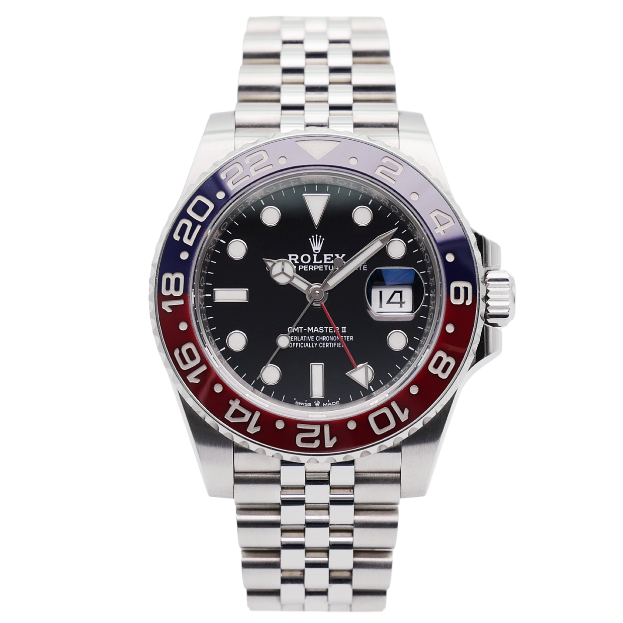 Rolex GMT-Master II Stahl 126710BLRO - 2024
