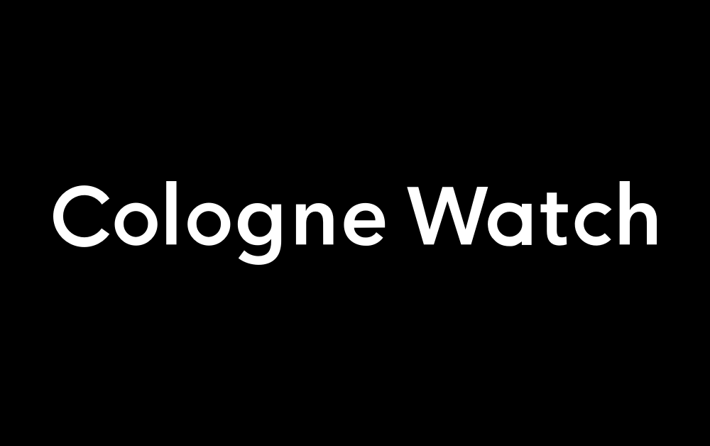 Cologne Watch Diamond
