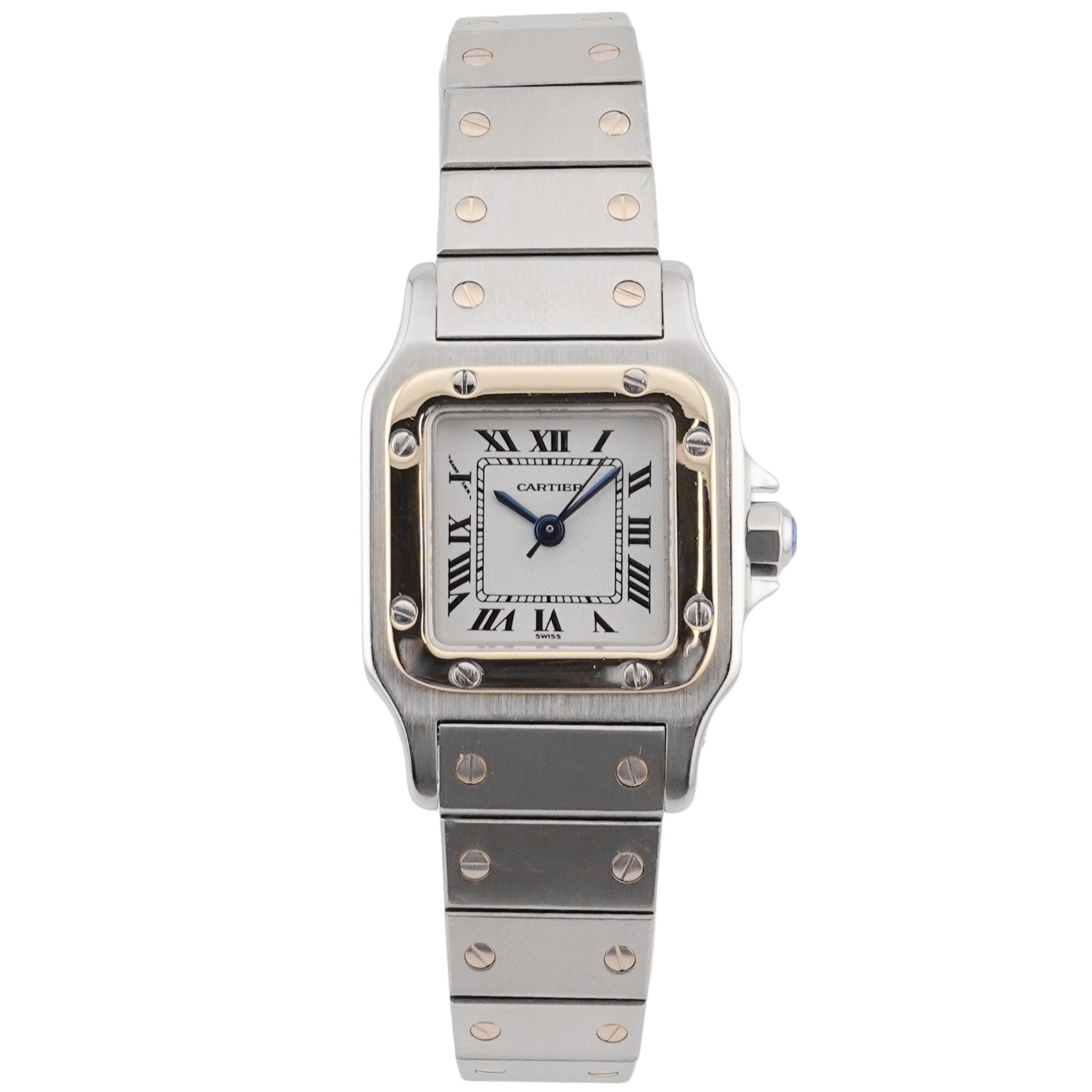 Cartier Santos Galbée Stahl/Gold - 0902