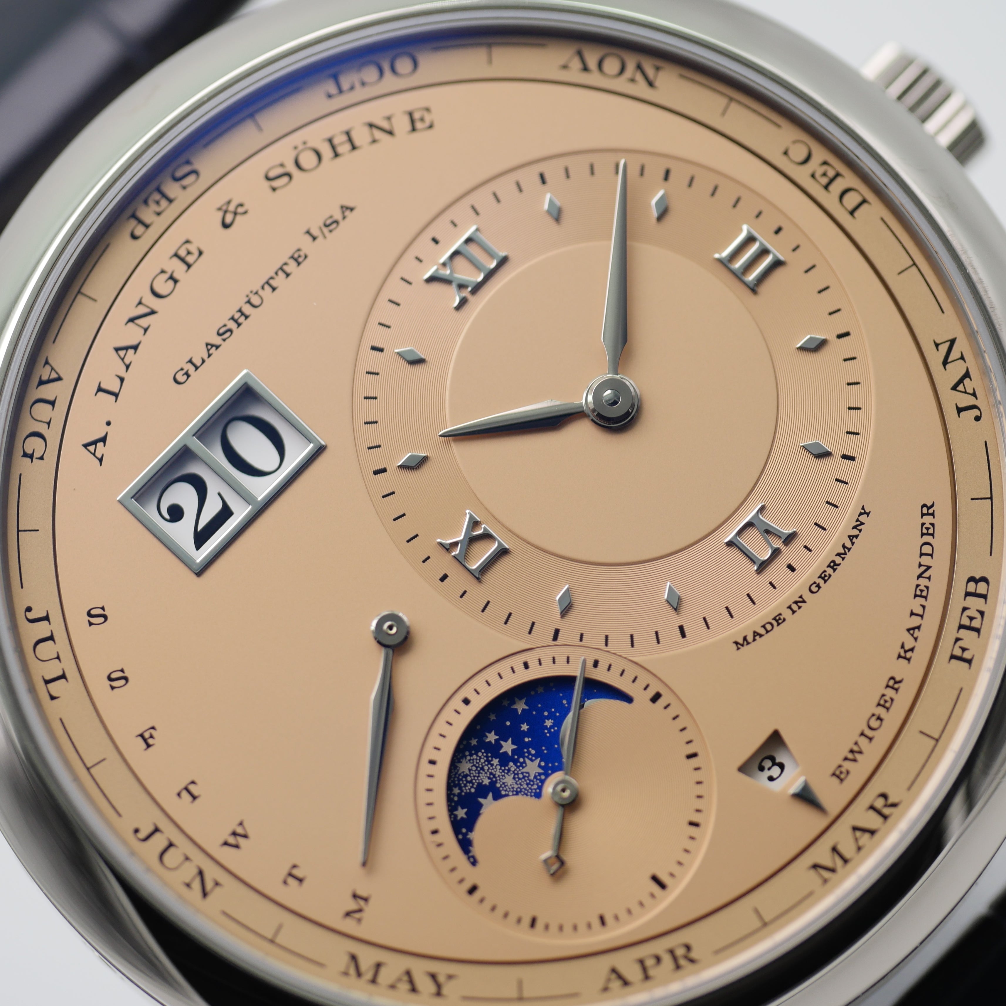 A. Lange & Söhne Lange 1 Ewiger Kalender Weißgold 345.056 - 2022 - Modell limitiert auf 150 Exemplare