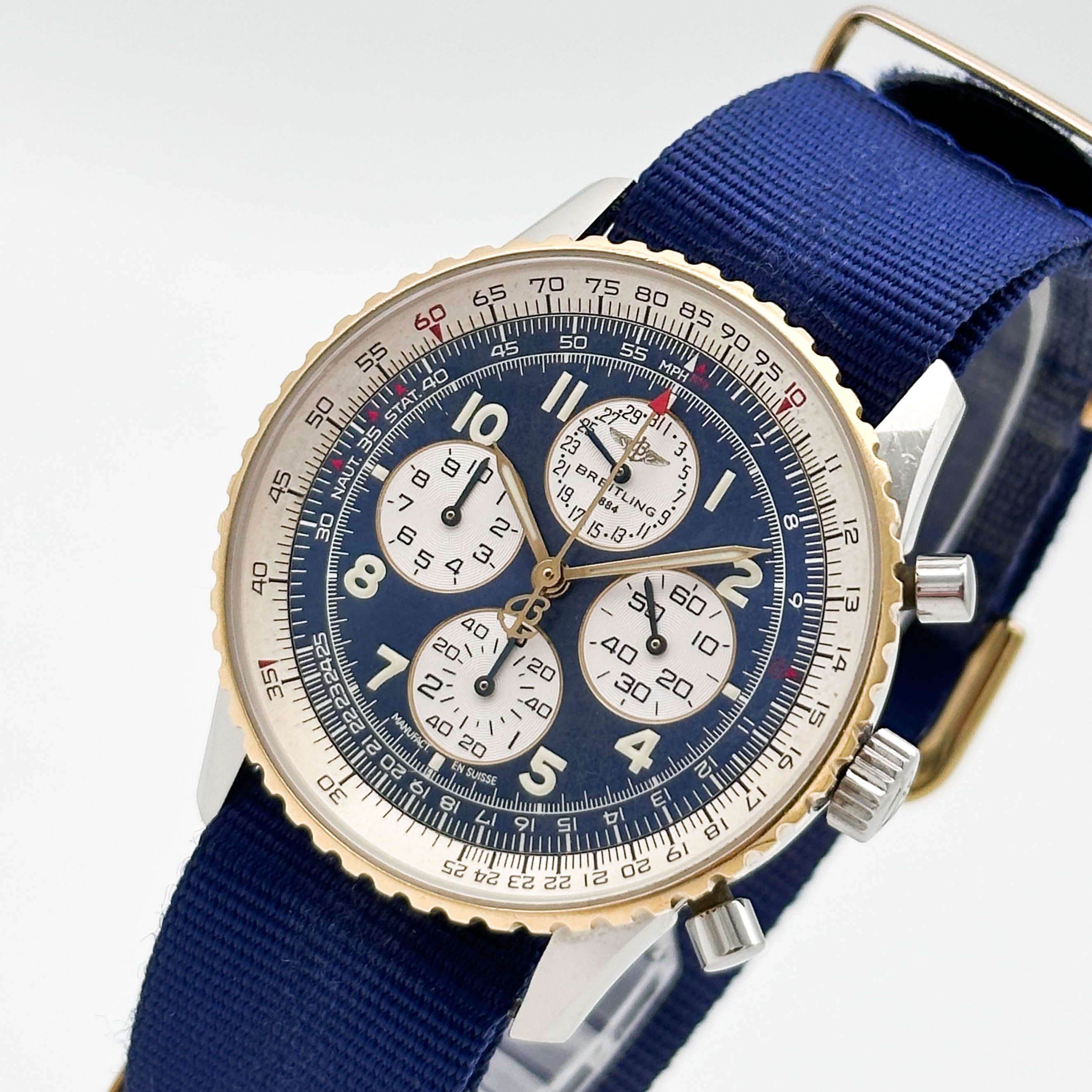 Breitling Navitimer Stahl/Gelbgold D33030