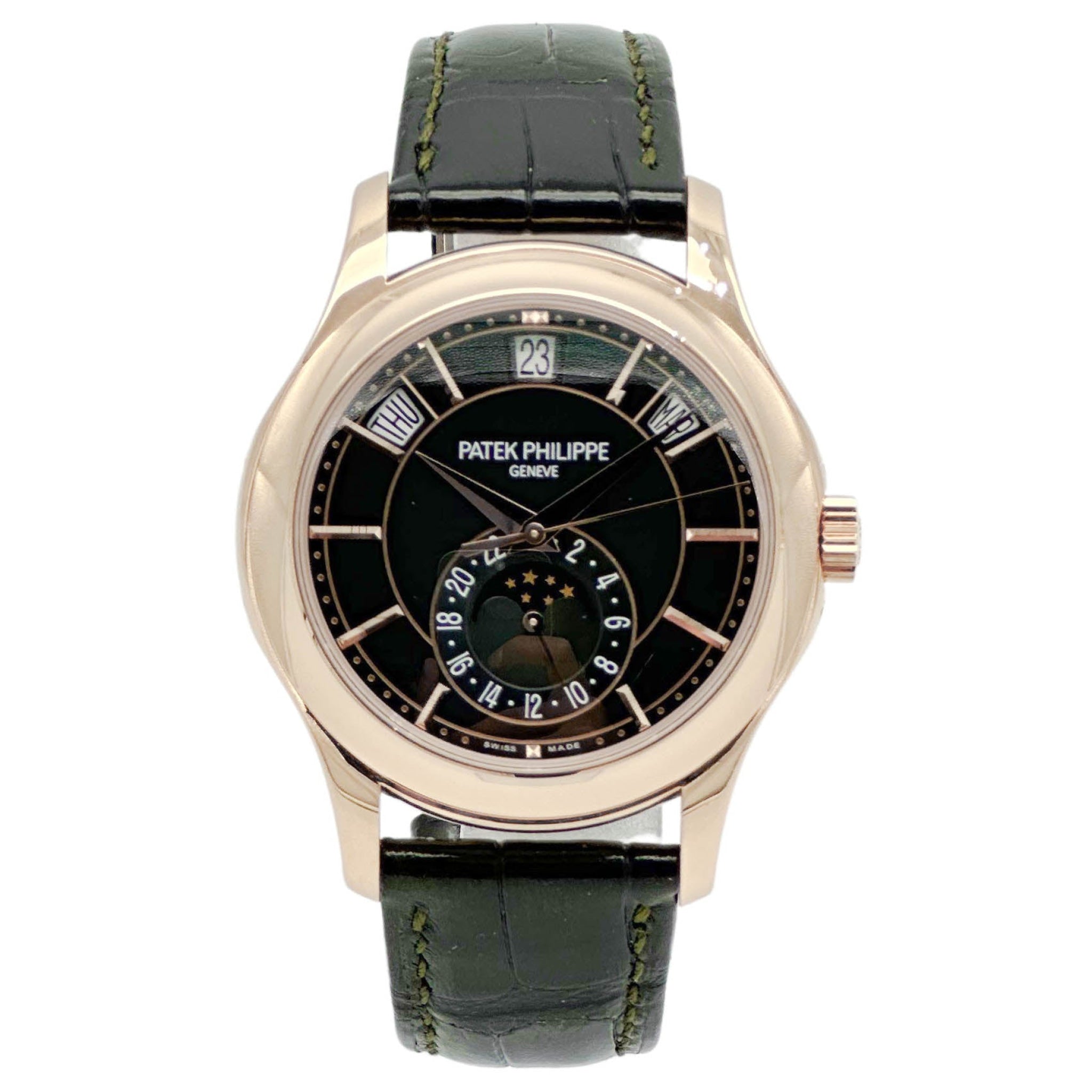 Patek Philippe Annual Calendar Rosegold 5205 -  green Dial 2025