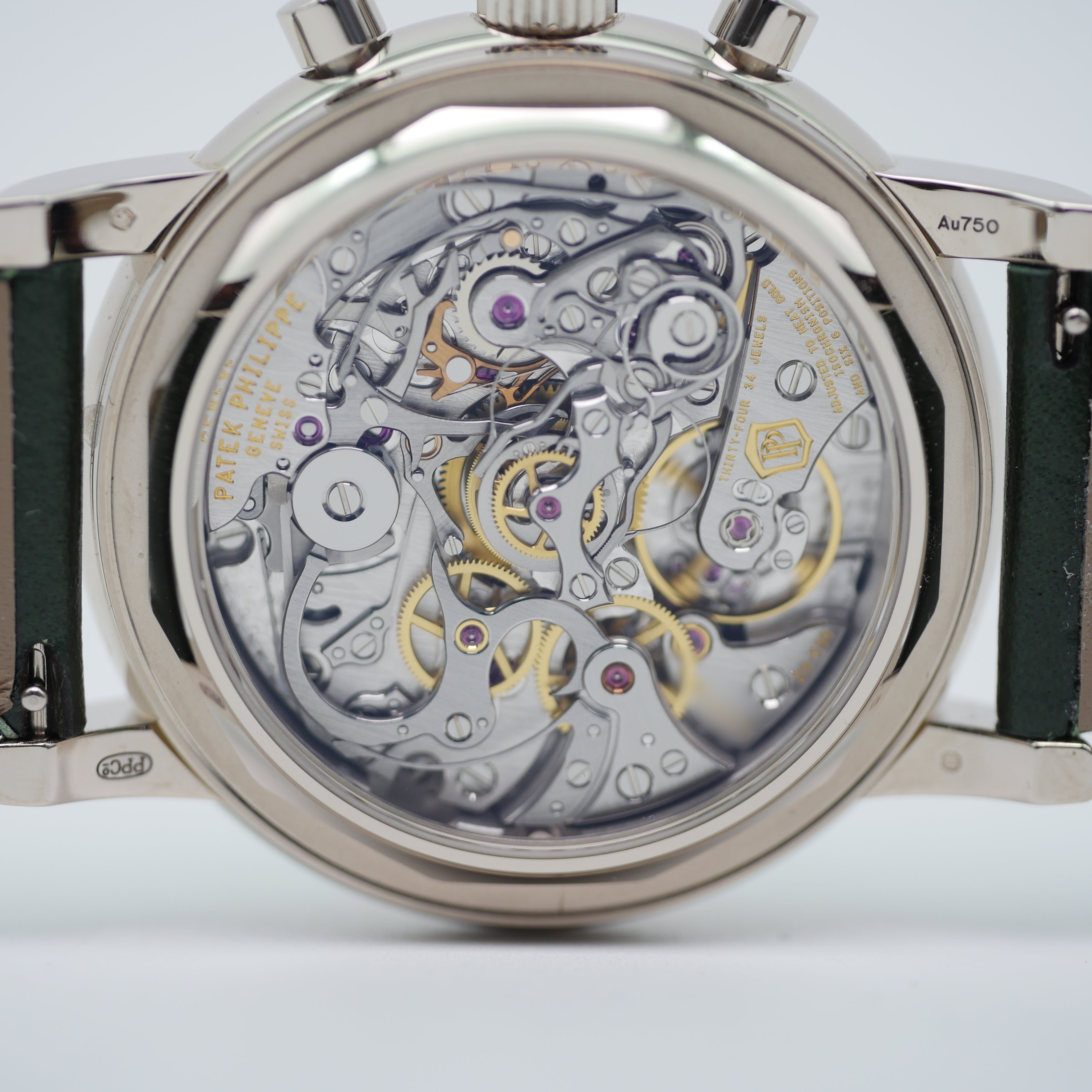 Patek Philippe Perpetual Calendar Split Second Chronograph Weißgold- 5204G-011