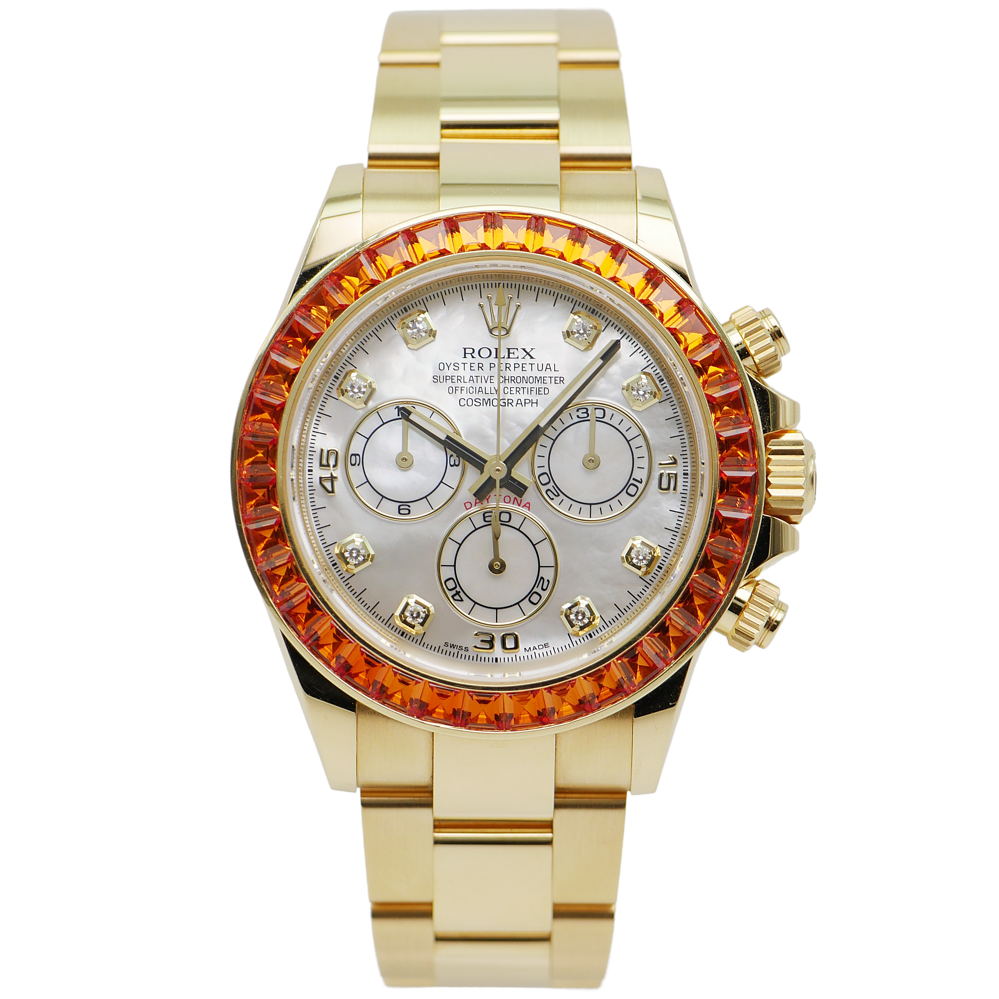 Rolex Daytona Gelbgold 116578SACO - 2019 -Factory Setting-