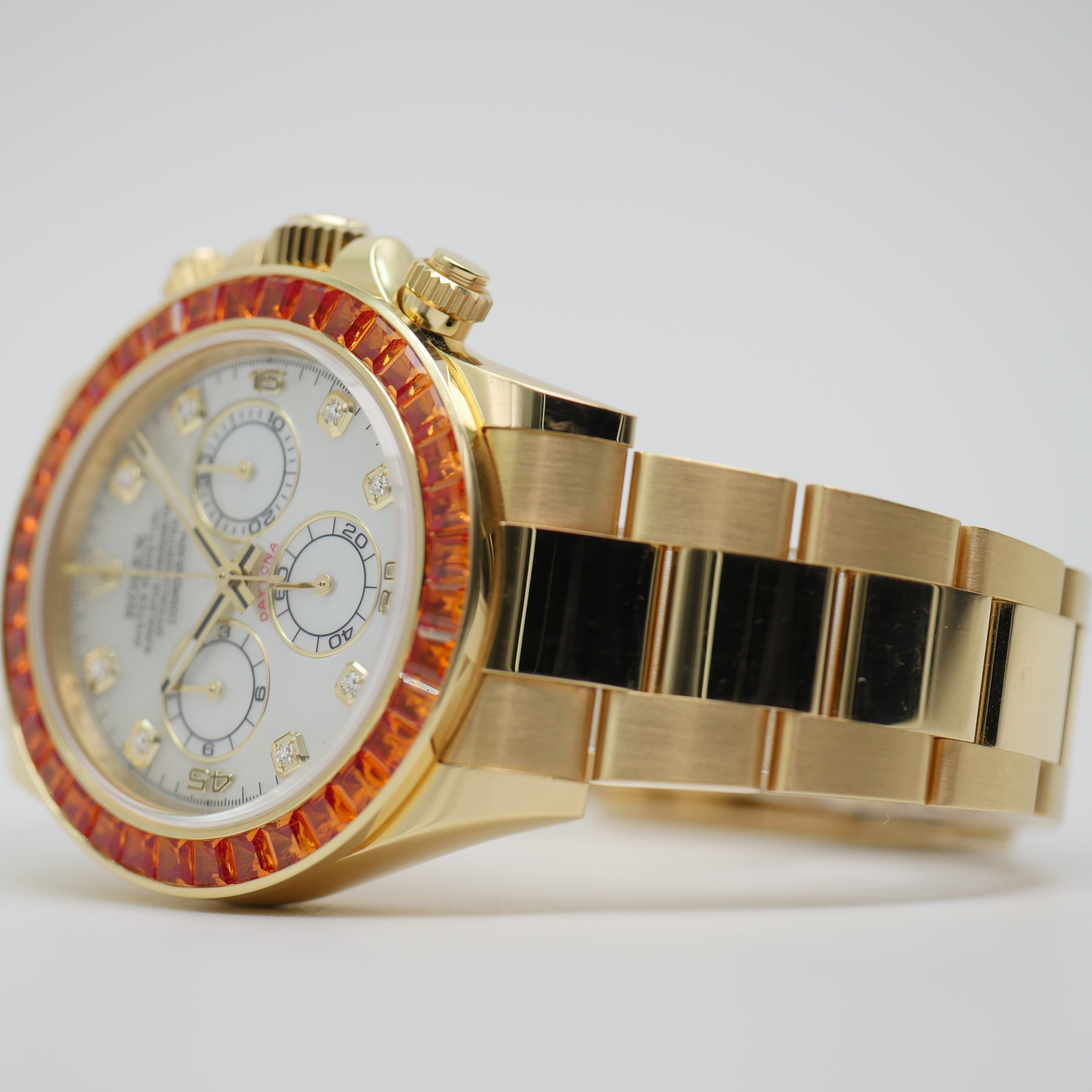 Rolex Daytona Gelbgold 116578SACO - 2019 -Factory Setting-