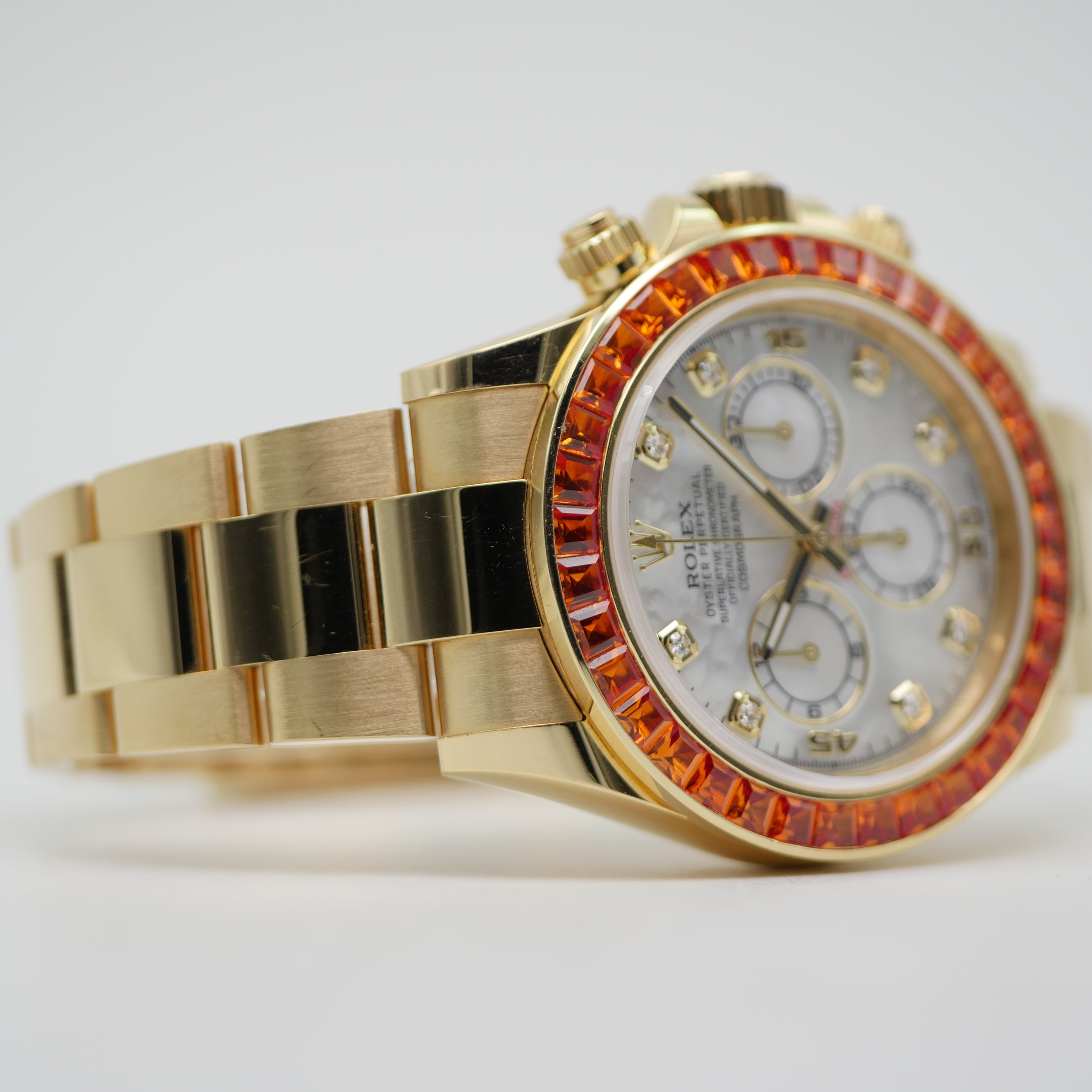 Rolex Daytona Yellow Gold 116578SACO - 2019 -Factory Setting- 