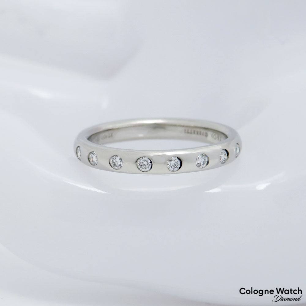 Tiffany & Co. Ring Angefangener Memoire mit 0,16ct F-vsi Brillant 950`er Platin Gr. 52